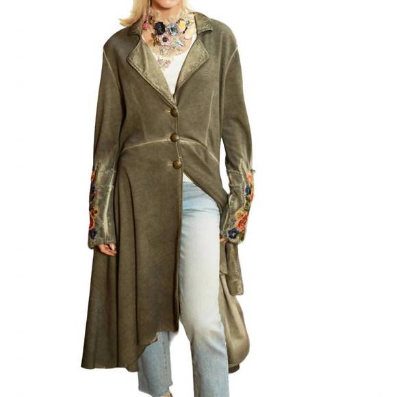 NEW ARATTA the heart of autumn coat in vintage ash - Picture 2 of 6